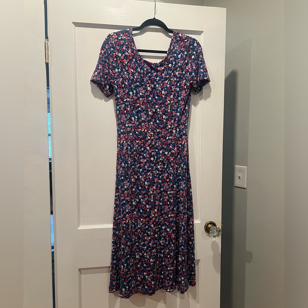 Floral Draper James Midi T Shirt Dress Size S